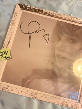 Signed Taylor Swift TTPD Vinyl Insert